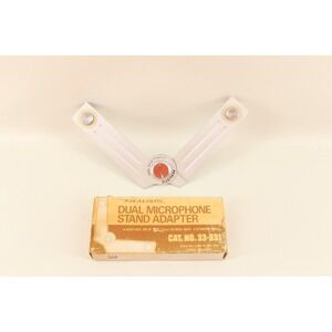 Realistic Stereo Mike Arm Dual Microphone Stand Adapter 33-331 Japan